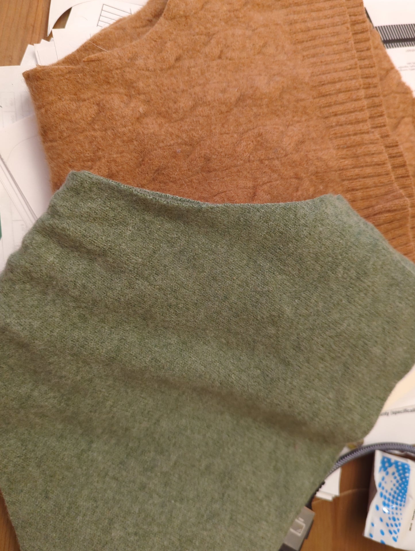 reversible wool covers made to order